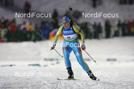 06.12.2008, Oestersund, Sweden (SWE): Oksana Khvostenko (UKR), Fischer, Salomon, Swix - IBU world cup biathlon, sprint women, Oestersund (SWE). www.nordicfocus.com. © Manzoni/NordicFocus. Every downloaded picture is fee-liable.