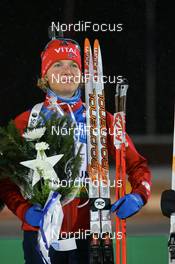 06.12.2008, Oestersund, Sweden (SWE): Solveig Rogstad (NOR), Rossignol, Rottefella, KV+, Odlo - IBU world cup biathlon, sprint women, Oestersund (SWE). www.nordicfocus.com. © Manzoni/NordicFocus. Every downloaded picture is fee-liable.