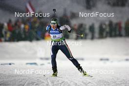 06.12.2008, Oestersund, Sweden (SWE): Katja Haller (ITA), Fischer, Rottefella, Leki - IBU world cup biathlon, sprint women, Oestersund (SWE). www.nordicfocus.com. © Manzoni/NordicFocus. Every downloaded picture is fee-liable.