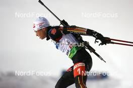 06.12.2008, Oestersund, Sweden (SWE): Andrea Henkel (GER), Atomic, Exel, adidas, Toko - IBU world cup biathlon, sprint women, Oestersund (SWE). www.nordicfocus.com. © Manzoni/NordicFocus. Every downloaded picture is fee-liable.