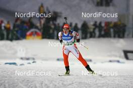 06.12.2008, Oestersund, Sweden (SWE): Kadri Lehtla (EST), Fischer, Rottefella, Leki - IBU world cup biathlon, sprint women, Oestersund (SWE). www.nordicfocus.com. © Manzoni/NordicFocus. Every downloaded picture is fee-liable.