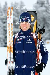 02.12.2008, Oestersund, Sweden (SWE): Haley Johnson (USA), Rossignol, Rottefella, Exel, adidas - IBU world cup biathlon, training, Oestersund (SWE). www.nordicfocus.com. © Manzoni/NordicFocus. Every downloaded picture is fee-liable.