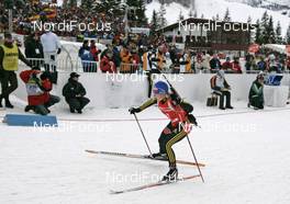 13.12.2008, Hochfilzen, Austria (AUT): Martina Beck (GER), Rossignol, Rottefella, Madshus, Swix, adidas, Toko - IBU world cup biathlon, pursuit women, Hochfilzen (AUT). www.nordicfocus.com. © Furtner/NordicFocus. Every downloaded picture is fee-liable.