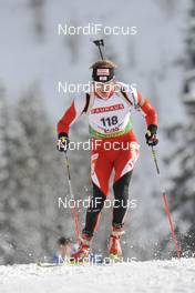 12.12.2008, Hochfilzen, Austria (AUT): Sven Grossegger (AUT), Fischer, Alpina, Leki- IBU world cup biathlon, sprint men, Hochfilzen (AUT). www.nordicfocus.com. © Furtner/NordicFocus. Every downloaded picture is fee-liable.