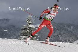 12.12.2008, Hochfilzen, Austria (AUT): Thomas Frei (SUI), Atomic, Leki, adidas - IBU world cup biathlon, sprint men, Hochfilzen (AUT). www.nordicfocus.com. © Furtner/NordicFocus. Every downloaded picture is fee-liable.