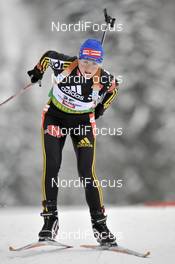 12.12.2008, Hochfilzen, Austria (AUT): Martina Beck (GER), Rossignol, Rottefella, Madshus, Swix, adidas, Toko - IBU world cup biathlon, sprint women, Hochfilzen (AUT). www.nordicfocus.com. © Furtner/NordicFocus. Every downloaded picture is fee-liable.