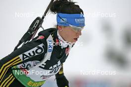 12.12.2008, Hochfilzen, Austria (AUT): Kathrin Hitzer (GER), Fischer, Rottefella, Madshus, Leki, adidas - IBU world cup biathlon, sprint women, Hochfilzen (AUT). www.nordicfocus.com. © Furtner/NordicFocus. Every downloaded picture is fee-liable.