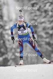 12.12.2008, Hochfilzen, Austria (AUT): Marie Laure Brunet (FRA), Rossignol, Rottefella, Swix, Odlo - IBU world cup biathlon, sprint women, Hochfilzen (AUT). www.nordicfocus.com. © Furtner/NordicFocus. Every downloaded picture is fee-liable.
