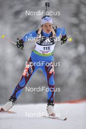 12.12.2008, Hochfilzen, Austria (AUT): Marine Dusser (FRA) - IBU world cup biathlon, sprint women, Hochfilzen (AUT). www.nordicfocus.com. © Furtner/NordicFocus. Every downloaded picture is fee-liable.
