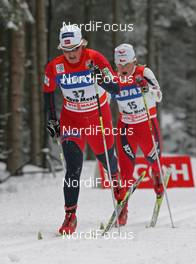 02.01.08, Nove Mesto, Czech Republic (CZE): Vibeke W. Skofterud (NOR), behind Ivana Janeckova (CZE)  - FIS world cup cross-country, tour de ski, 10 km women, Nove Mesto (CZE). www.nordicfocus.com. c Hemmersbach/NordicFocus. Every downloaded picture is fee-liable.
