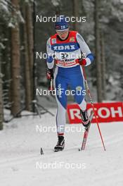 02.01.08, Nove Mesto, Czech Republic (CZE): Pirjo Muranen (FIN)  - FIS world cup cross-country, tour de ski, 10 km women, Nove Mesto (CZE). www.nordicfocus.com. c Hemmersbach/NordicFocus. Every downloaded picture is fee-liable.
