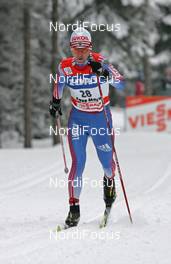 02.01.08, Nove Mesto, Czech Republic (CZE): Larisa Kurkina (RUS)  - FIS world cup cross-country, tour de ski, 10 km women, Nove Mesto (CZE). www.nordicfocus.com. c Hemmersbach/NordicFocus. Every downloaded picture is fee-liable.