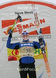 02.01.08, Nove Mesto, Czech Republic (CZE): Virpi Kuitunen (FIN), current leader Tour de Ski - FIS world cup cross-country, tour de ski, 10 km women, Nove Mesto (CZE). www.nordicfocus.com. c Hemmersbach/NordicFocus. Every downloaded picture is fee-liable.