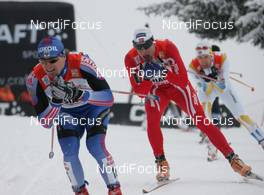04.01.08, Asiago, Italy (ITA): group, l-r Maxim Vylegzhanin (RUS), Tor Arne Hetland (NOR), Marcus Hellner (SWE)  - FIS world cup cross-country, tour de ski, individual sprint, Asiago (ITA). www.nordicfocus.com. c Hemmersbach/NordicFocus. Every downloaded picture is fee-liable.