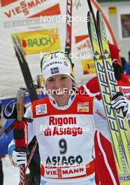 04.01.08, Asiago, Italy (ITA): Charlotte Kalla (SWE)  - FIS world cup cross-country, tour de ski, individual sprint, Asiago (ITA). www.nordicfocus.com. c Hemmersbach/NordicFocus. Every downloaded picture is fee-liable.