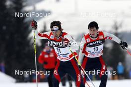 06.01.08, Val di Fiemme, Italy (ITA): l-r:  Martin Koukal (CZE),Martin Jaks (CZE)  - FIS world cup cross-country, tour de ski, final climb men, Val di Fiemme (ITA). www.nordicfocus.com. c Felgenhauer/NordicFocus. Every downloaded picture is fee-liable.