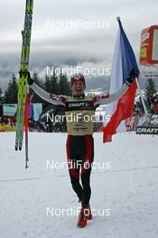 06.01.08, Val di Fiemme, Italy (ITA): Lukas Bauer (CZE), winner of the Tour de Ski - FIS world cup cross-country, tour de ski, final climb men, Val di Fiemme (ITA). www.nordicfocus.com. c Hemmersbach/NordicFocus. Every downloaded picture is fee-liable.
