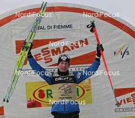 06.01.08, Val di Fiemme, Italy (ITA): Lukas Bauer (CZE), winner Tour de Ski - FIS world cup cross-country, tour de ski, final climb men, Val di Fiemme (ITA). www.nordicfocus.com. c Hemmersbach/NordicFocus. Every downloaded picture is fee-liable.