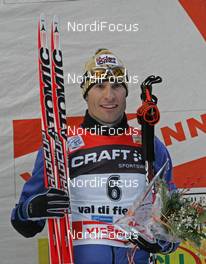 06.01.08, Val di Fiemme, Italy (ITA): Girogio di Centa (ITA), 3rd Tour de Ski - FIS world cup cross-country, tour de ski, final climb men, Val di Fiemme (ITA). www.nordicfocus.com. c Hemmersbach/NordicFocus. Every downloaded picture is fee-liable.