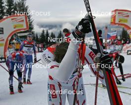 06.01.08, Val di Fiemme, Italy (ITA): feature, foreground David Nighbor (CAN)  - FIS world cup cross-country, tour de ski, final climb men, Val di Fiemme (ITA). www.nordicfocus.com. c Hemmersbach/NordicFocus. Every downloaded picture is fee-liable.