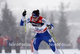 06.01.08, Val di Fiemme, Italy (ITA): Aino Kaisa Saarinen (FIN)  - FIS world cup cross-country, tour de ski, final climb women, Val di Fiemme (ITA). www.nordicfocus.com. c Felgenhauer/NordicFocus. Every downloaded picture is fee-liable.