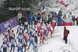 05.01.08, Val di Fiemme, Italy (ITA): feature, first group in up hill - FIS world cup cross-country, tour de ski, mass men, Val di Fiemme (ITA). www.nordicfocus.com. c Hemmersbach/NordicFocus. Every downloaded picture is fee-liable.