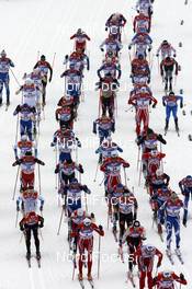 05.01.08, Val di Fiemme, Italy (ITA): start of the men - FIS world cup cross-country, tour de ski, mass men, Val di Fiemme (ITA). www.nordicfocus.com. c Felgenhauer/NordicFocus. Every downloaded picture is fee-liable.