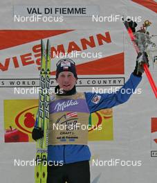 05.01.08, Val di Fiemme, Italy (ITA): Lukas Bauer (CZE), current leader Tour de Ski - FIS world cup cross-country, tour de ski, mass men, Val di Fiemme (ITA). www.nordicfocus.com. c Hemmersbach/NordicFocus. Every downloaded picture is fee-liable.