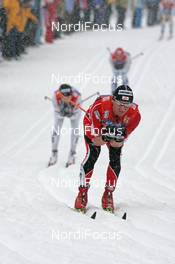05.01.08, Val di Fiemme, Italy (ITA): group, in front Christian Hoffmann (AUT), behind David Nighbor (CAN)  - FIS world cup cross-country, tour de ski, mass men, Val di Fiemme (ITA). www.nordicfocus.com. c Hemmersbach/NordicFocus. Every downloaded picture is fee-liable.