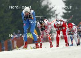 10.02.2008, Otepaeae, Estland (EST): Petra Majdic (SLO) leading in the downhill - FIS world cup cross-country, individual sprint, Otepaeae (EST). www.nordicfocus.com. c Felgenhauer/NordicFocus. Every downloaded picture is fee-liable.