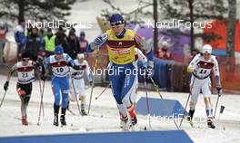 10.02.2008, Otepaeae, Estland (EST): Virpi Kuitunen (FIN) leading - FIS world cup cross-country, individual sprint, Otepaeae (EST). www.nordicfocus.com. c Felgenhauer/NordicFocus. Every downloaded picture is fee-liable.