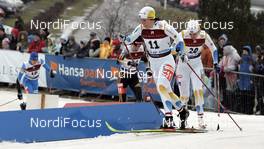 10.02.2008, Otepaeae, Estland (EST): Charlotte Kalla (SWE) leading the group - FIS world cup cross-country, individual sprint, Otepaeae (EST). www.nordicfocus.com. c Felgenhauer/NordicFocus. Every downloaded picture is fee-liable.