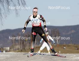 16.02.2008, Liberec, Czech Republic (CZE): Evi Sachenbacher Stehle (GER)  - FIS world cup cross-country, 10km women, Liberec (CZE). www.nordicfocus.com. c Felgenhauer/NordicFocus. Every downloaded picture is fee-liable.