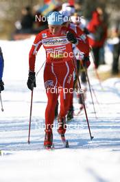 23.02.2008, Falun, Sweden (SWE): Justyna Kowalczyk (POL) - FIS world cup cross-country, pursuit women, Falun (SWE). www.nordicfocus.com. c Manzoni/NordicFocus. Every downloaded picture is fee-liable.