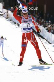 23.02.2008, Falun, Sweden (SWE): Marit Bjoergen (NOR) - FIS world cup cross-country, pursuit women, Falun (SWE). www.nordicfocus.com. c Manzoni/NordicFocus. Every downloaded picture is fee-liable.