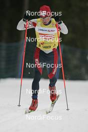 02.03.2008, Lahti, Finland (FIN): Lukas Bauer (CZE) - FIS world cup cross-country, 15km men, Lahti (FIN). www.nordicfocus.com. c Furtner/NordicFocus. Every downloaded picture is fee-liable.