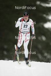 02.03.2008, Lahti, Finland (FIN): Drew Goldsack (CAN) - FIS world cup cross-country, 15km men, Lahti (FIN). www.nordicfocus.com. c Furtner/NordicFocus. Every downloaded picture is fee-liable.