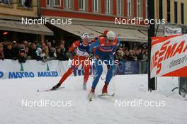 05.03.2008, Drammen, Norway (NOR): Petra Majdic (SLO), leads Karianne Bjellaanes (NOR) - FIS world cup cross-country, individual sprint, Drammen (NOR). www.nordicfocus.com. c Manzoni/NordicFocus. Every downloaded picture is fee-liable.
