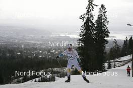 08.03.2008, Holmenkollen, Norway (NOR): Charlotte Kalla (SWE) - FIS world cup cross-country, 30km women, Holmenkollen (NOR). www.nordicfocus.com. c Manzoni/NordicFocus. Every downloaded picture is fee-liable.