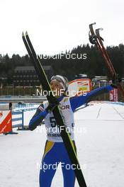 08.03.2008, Holmenkollen, Norway (NOR): Valentina Shevchenko (UKR) - FIS world cup cross-country, 30km women, Holmenkollen (NOR). www.nordicfocus.com. c Manzoni/NordicFocus. Every downloaded picture is fee-liable.