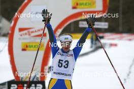 08.03.2008, Holmenkollen, Norway (NOR): Valentina Shevchenko (UKR) - FIS world cup cross-country, 30km women, Holmenkollen (NOR). www.nordicfocus.com. c Manzoni/NordicFocus. Every downloaded picture is fee-liable.