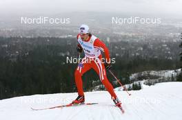 08.03.2008, Holmenkollen, Norway (NOR): Jon Kristian Dahl (NOR) - FIS world cup cross-country, 50km men, Holmenkollen (NOR). www.nordicfocus.com. c Manzoni/NordicFocus. Every downloaded picture is fee-liable.