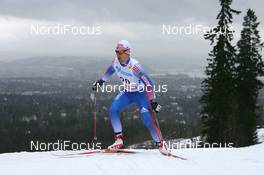 08.03.2008, Holmenkollen, Norway (NOR): Alexander Kuznetsov (RUS) - FIS world cup cross-country, 50km men, Holmenkollen (NOR). www.nordicfocus.com. c Manzoni/NordicFocus. Every downloaded picture is fee-liable.