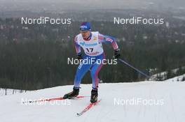 08.03.2008, Holmenkollen, Norway (NOR): Dmitri Tichkine (RUS) - FIS world cup cross-country, 50km men, Holmenkollen (NOR). www.nordicfocus.com. c Manzoni/NordicFocus. Every downloaded picture is fee-liable.