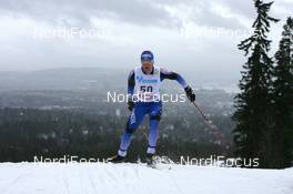 08.03.2008, Holmenkollen, Norway (NOR): Evgenji Dementiev (RUS) - FIS world cup cross-country, 50km men, Holmenkollen (NOR). www.nordicfocus.com. c Manzoni/NordicFocus. Every downloaded picture is fee-liable.