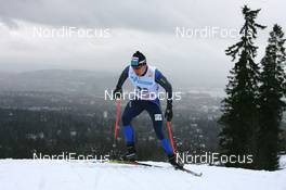 08.03.2008, Holmenkollen, Norway (NOR): Maxim Odnodvortsev (KAZ) - FIS world cup cross-country, 50km men, Holmenkollen (NOR). www.nordicfocus.com. c Manzoni/NordicFocus. Every downloaded picture is fee-liable.