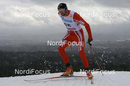 08.03.2008, Holmenkollen, Norway (NOR): Odd-Bjoern Hjelmeset (NOR) - FIS world cup cross-country, 50km men, Holmenkollen (NOR). www.nordicfocus.com. c Manzoni/NordicFocus. Every downloaded picture is fee-liable.