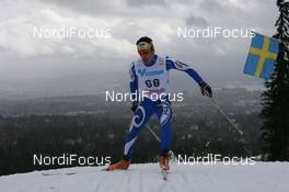08.03.2008, Holmenkollen, Norway (NOR): Pietro Piller Cottrer (ITA) - FIS world cup cross-country, 50km men, Holmenkollen (NOR). www.nordicfocus.com. c Manzoni/NordicFocus. Every downloaded picture is fee-liable.