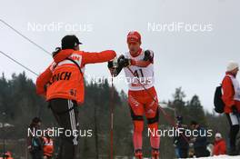 08.03.2008, Holmenkollen, Norway (NOR): food for Remo Fischer (SUI) - FIS world cup cross-country, 50km men, Holmenkollen (NOR). www.nordicfocus.com. c Manzoni/NordicFocus. Every downloaded picture is fee-liable.