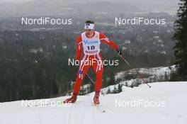 08.03.2008, Holmenkollen, Norway (NOR): Hans Petter Lykkja (NOR) - FIS world cup cross-country, 50km men, Holmenkollen (NOR). www.nordicfocus.com. c Manzoni/NordicFocus. Every downloaded picture is fee-liable.
